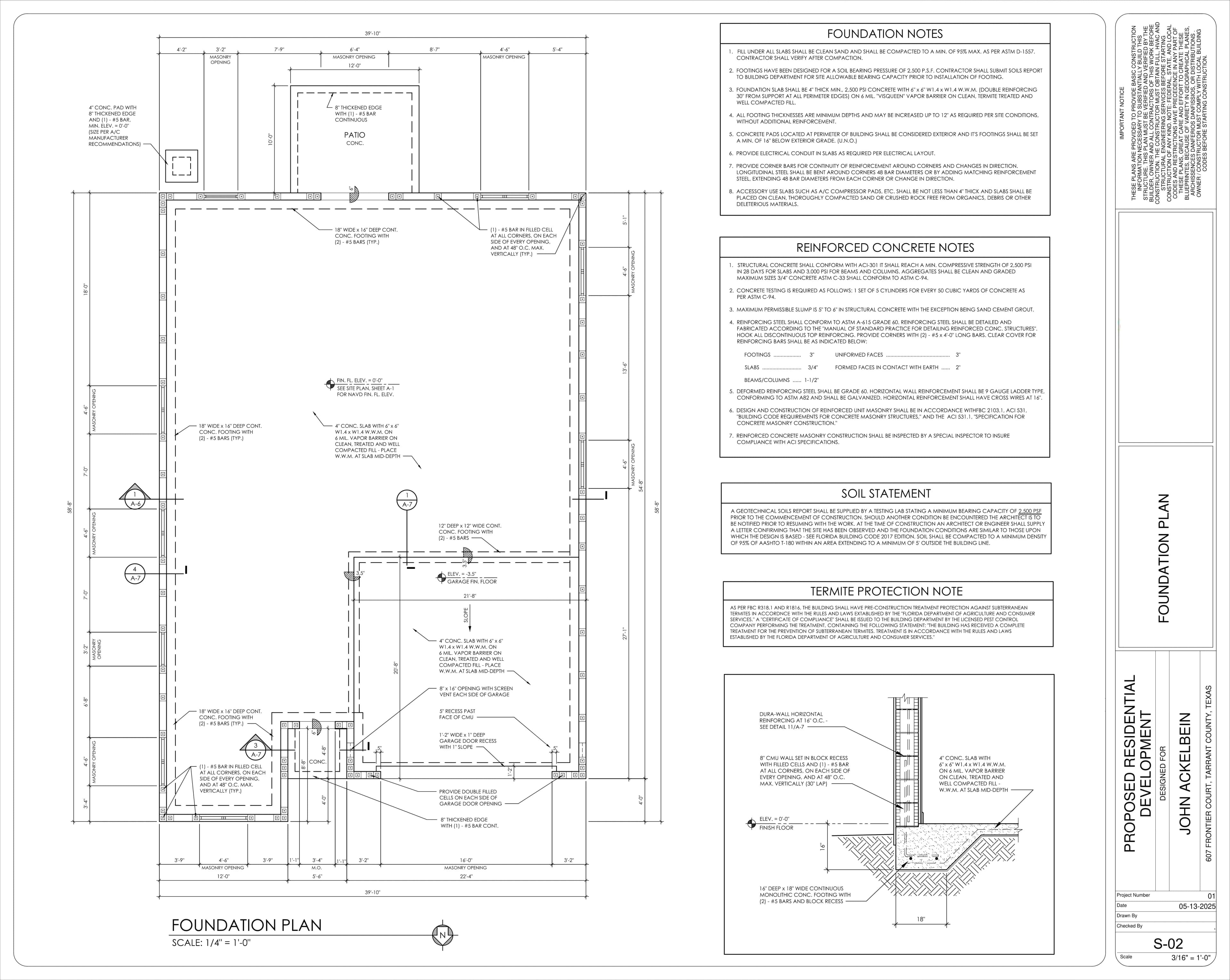 Foundation Plan